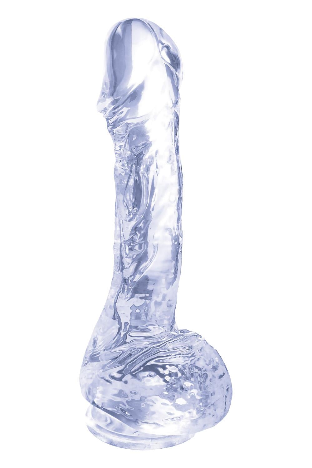 NMC 7 INCH REALISTIC DILDO WITH SUCTION CUP CLEAR