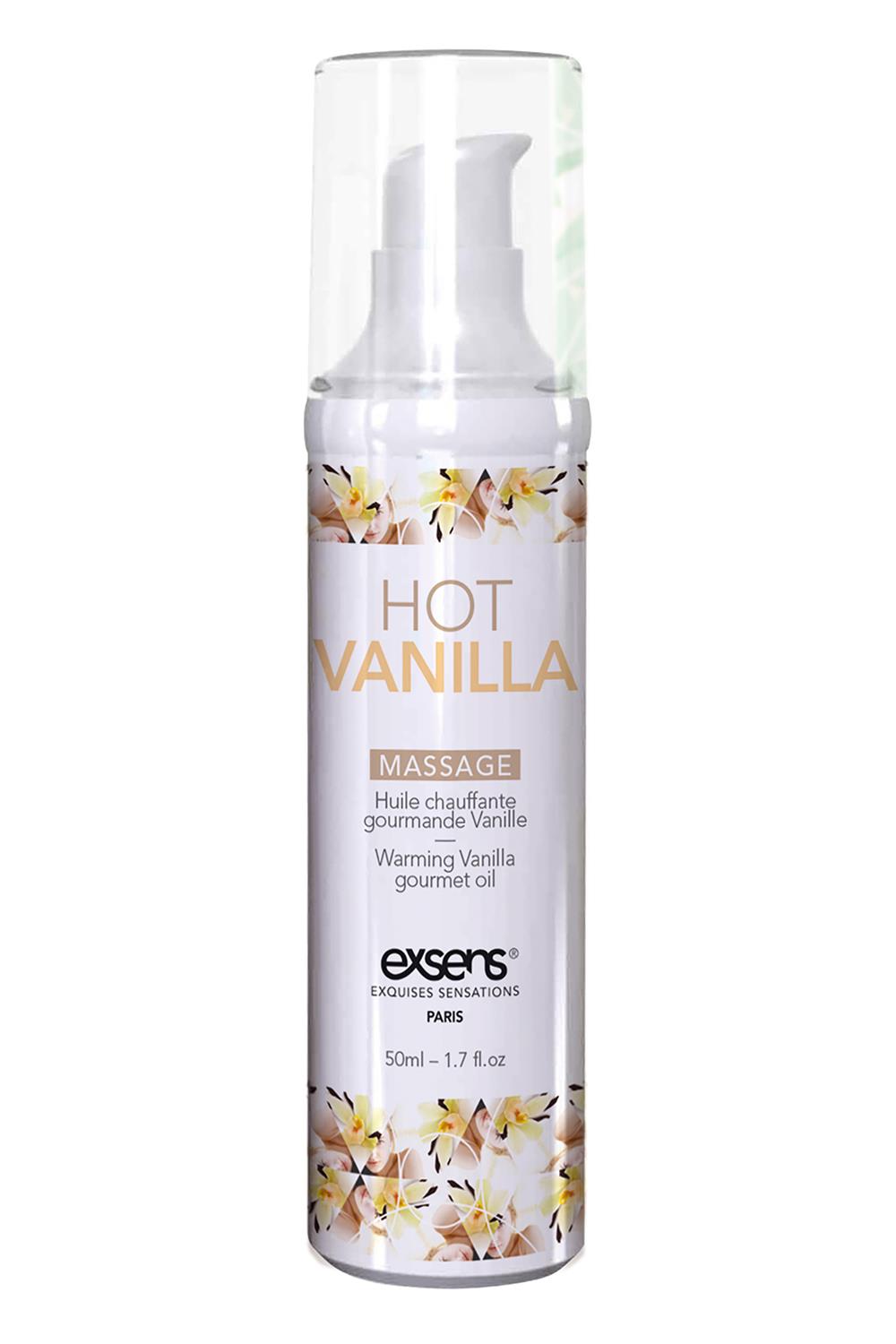 EXSENS WARMING MASSAGE OIL HOT VANILLA 50ML