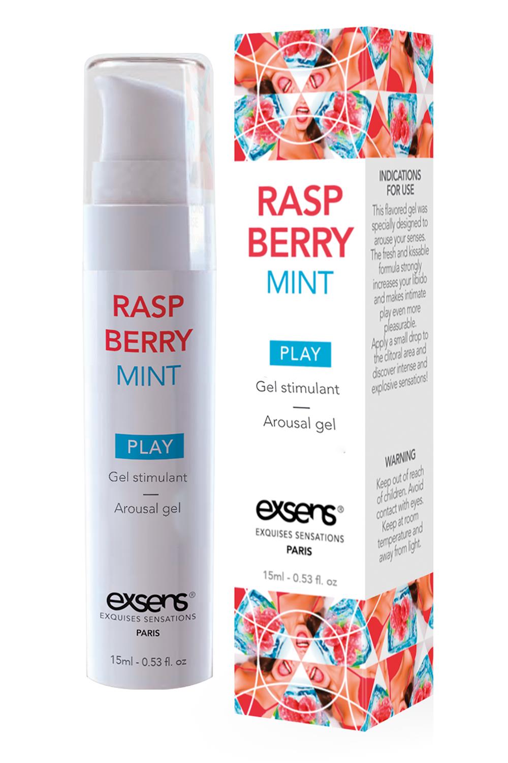 EXSENS AROUSAL GEL RASPBERRY MINT 15ML