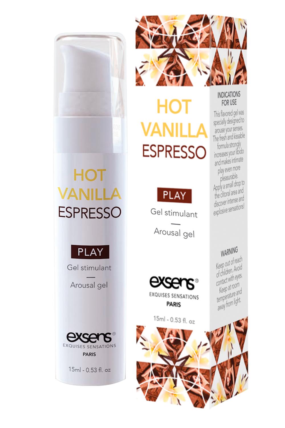 EXSENS AROUSAL GEL HOT VANILLA ESPRESSO 15ML