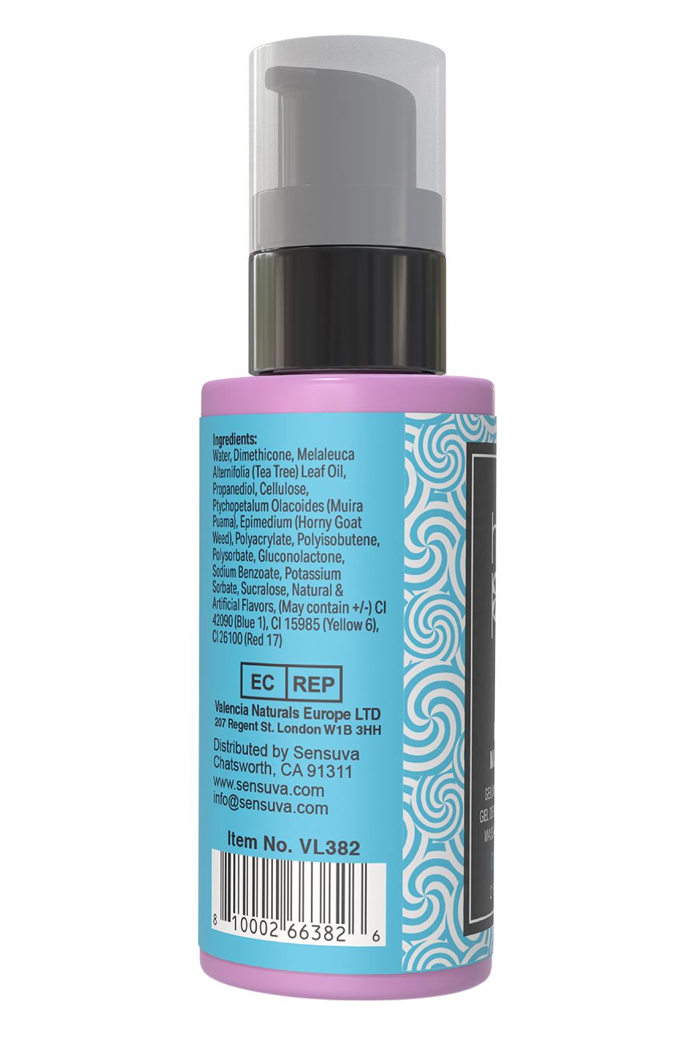 SENSUVA HANDIPOP EDIBLE MASSAGE GEL COTTON CANDY 59ML
