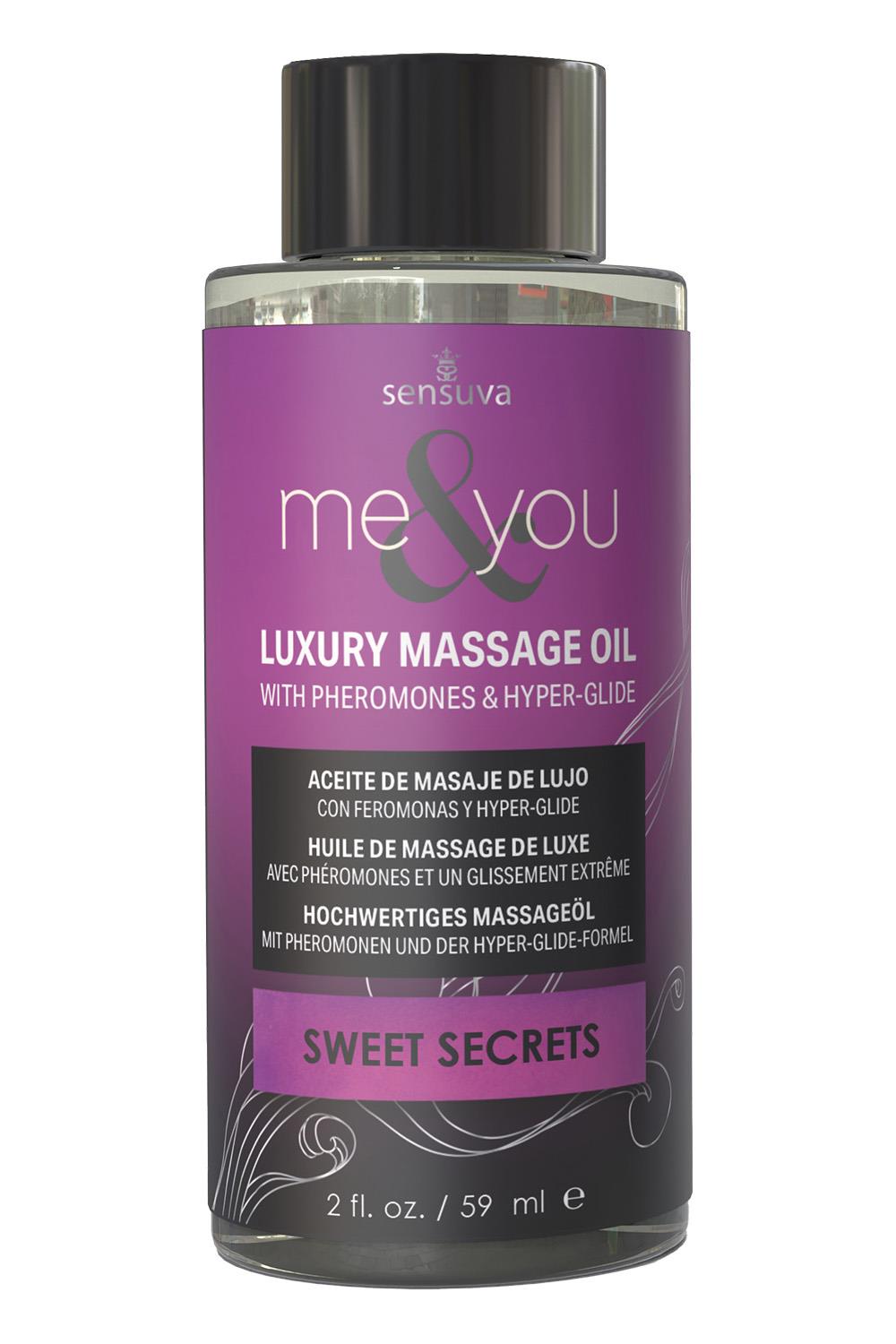 SENSUVA ME AND YOU MASSAGE OIL SWEET SECRETS 59ML