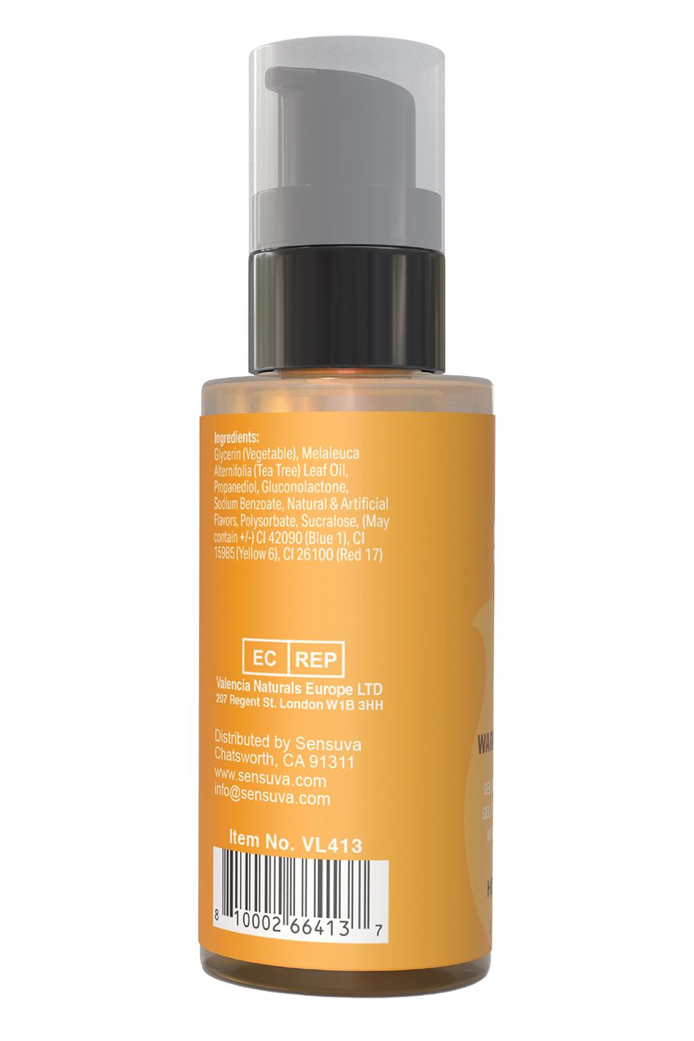 SENSUVA SIZZLE LIPS WARMING GEL BUTTER RUM 59ML
