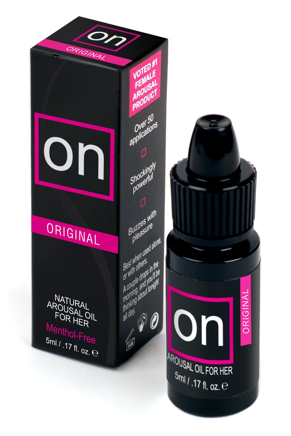 SENSUVA ON ORIGINAL AROUSAL OIL 5ML SMALL BOX 12 PIECE TESTER DISPLAY