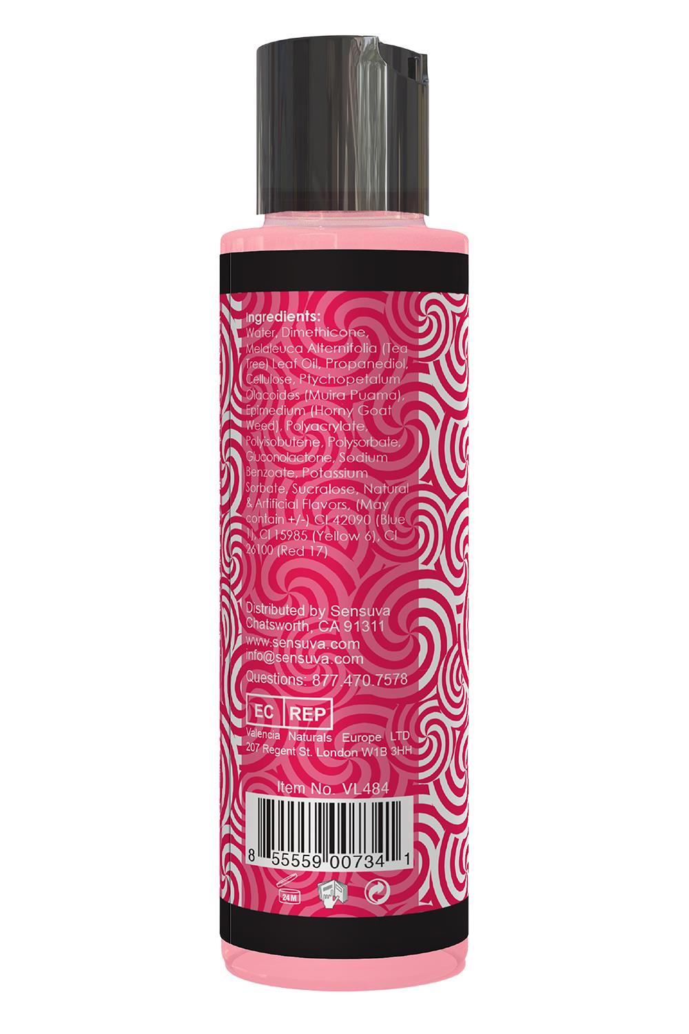 SENSUVA HANDIPOP EDIBLE MASSAGE GEL STRAWBERRY 125ML