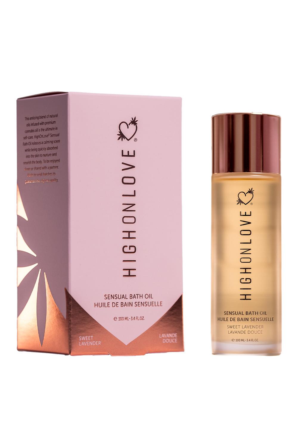 HIGH ON LOVE BATH OIL SWEET LAVENDER 100ML