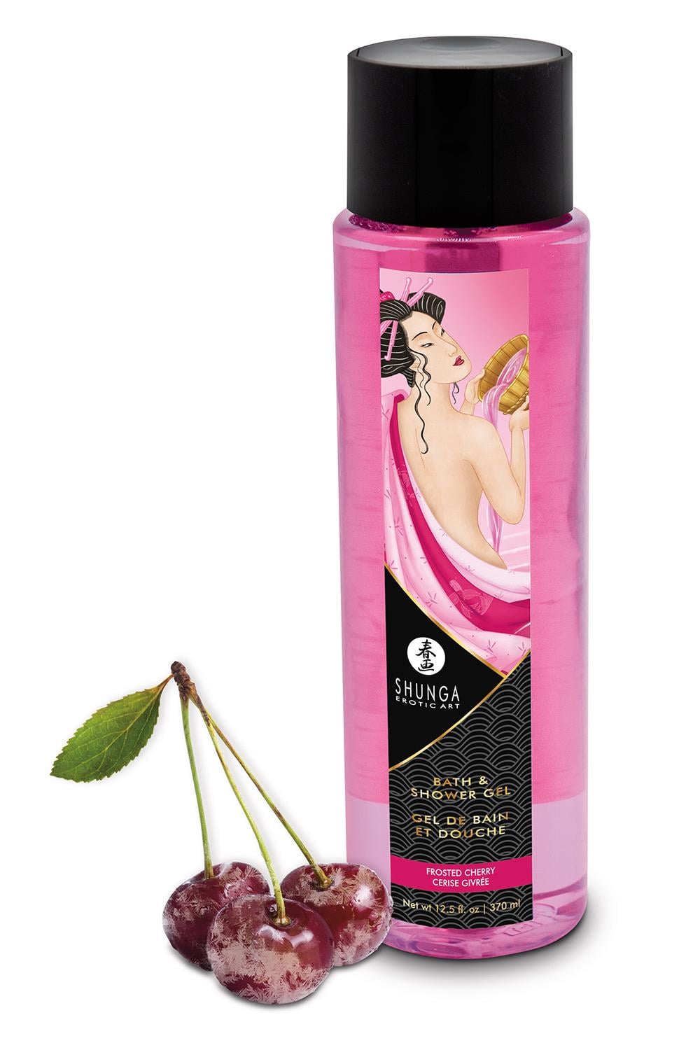 SHUNGA KISSABLE BATH AND SHOWER GEL FROSTED CHERRY 370 ML