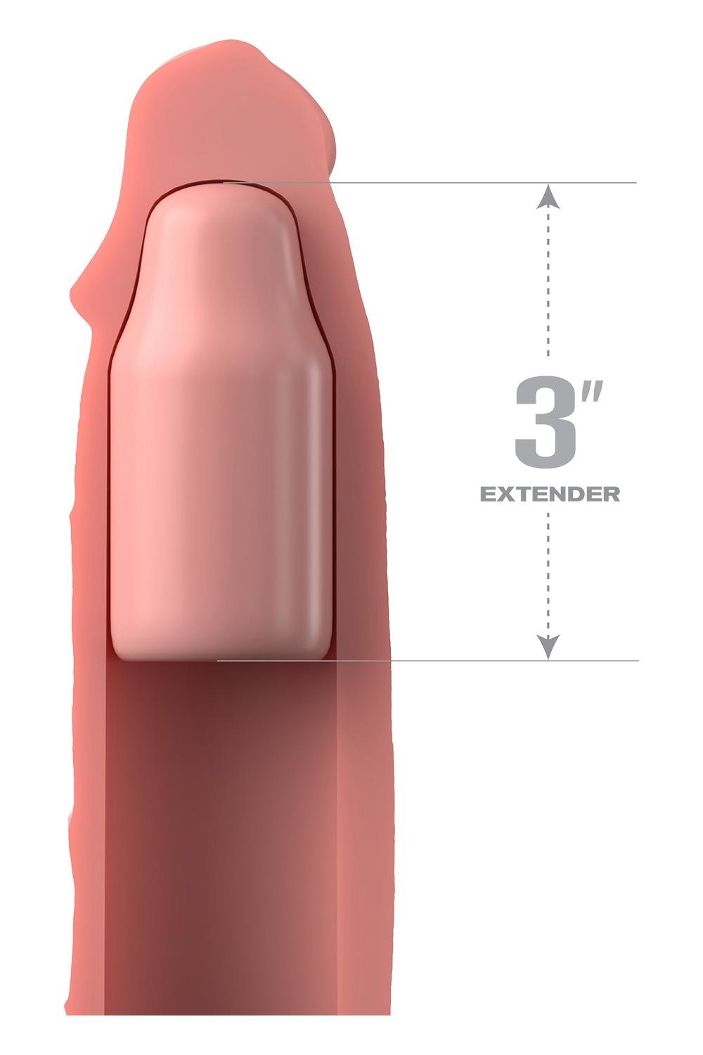 FANTASY X-TENSIONS ELITE 9 INCH SLEEVE WITH 3 INCH PLUG LIGHT