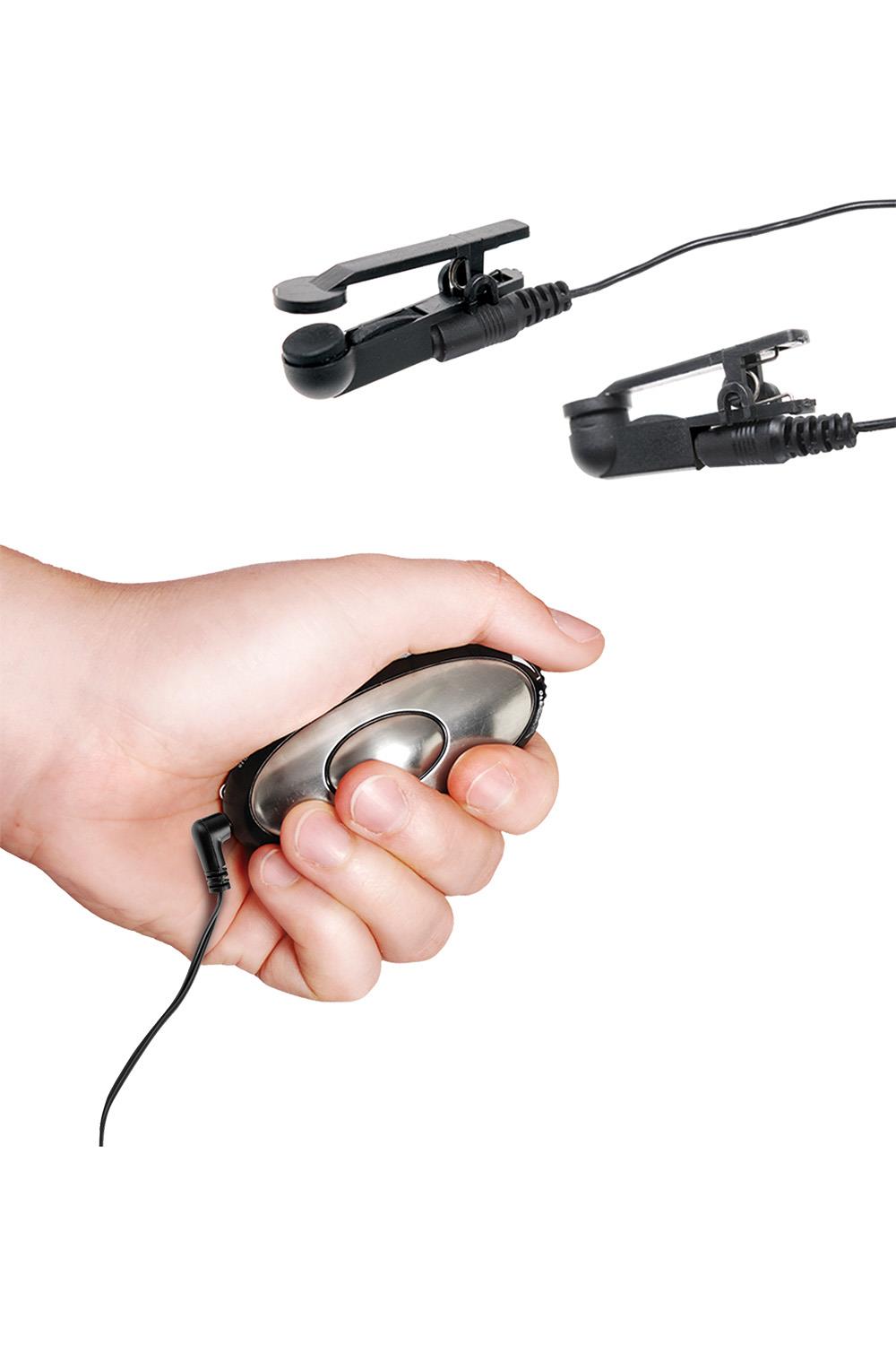FETISH FANTASY SERIES SHOCK THERAPY NIPPLE CLAMPS BLACK