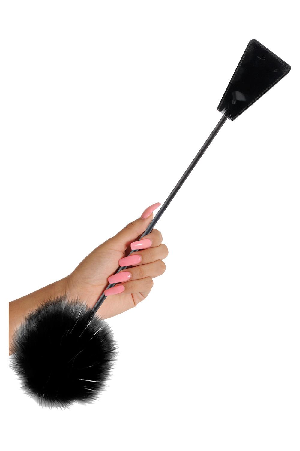 FETISH FANTASY SERIES LIMITED EDITION FEATHER CROP BLACK