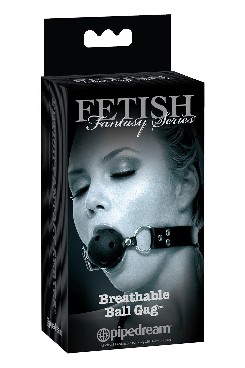 FETISH FANTASY SERIES LIMITED EDITION BREATHABLE BALL GAG BLACK