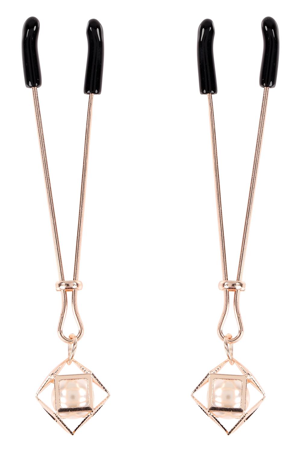 SEX AND MISCHIEF BRAT PEARL NIPPLE CLIPS