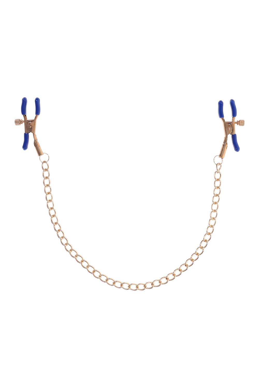 SPORTSHEETS COUGAR CHAINED NIPPLE CLAMPS