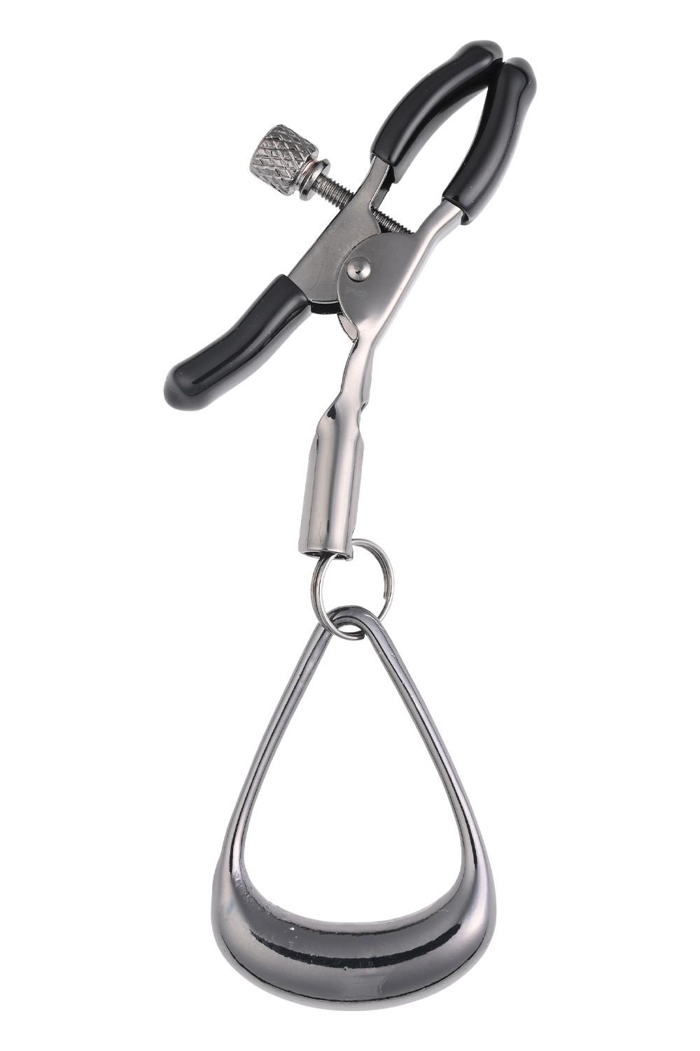 SPORTSHEETS VELVET NOIR TUGGABLE NIPPLE CLAMPS