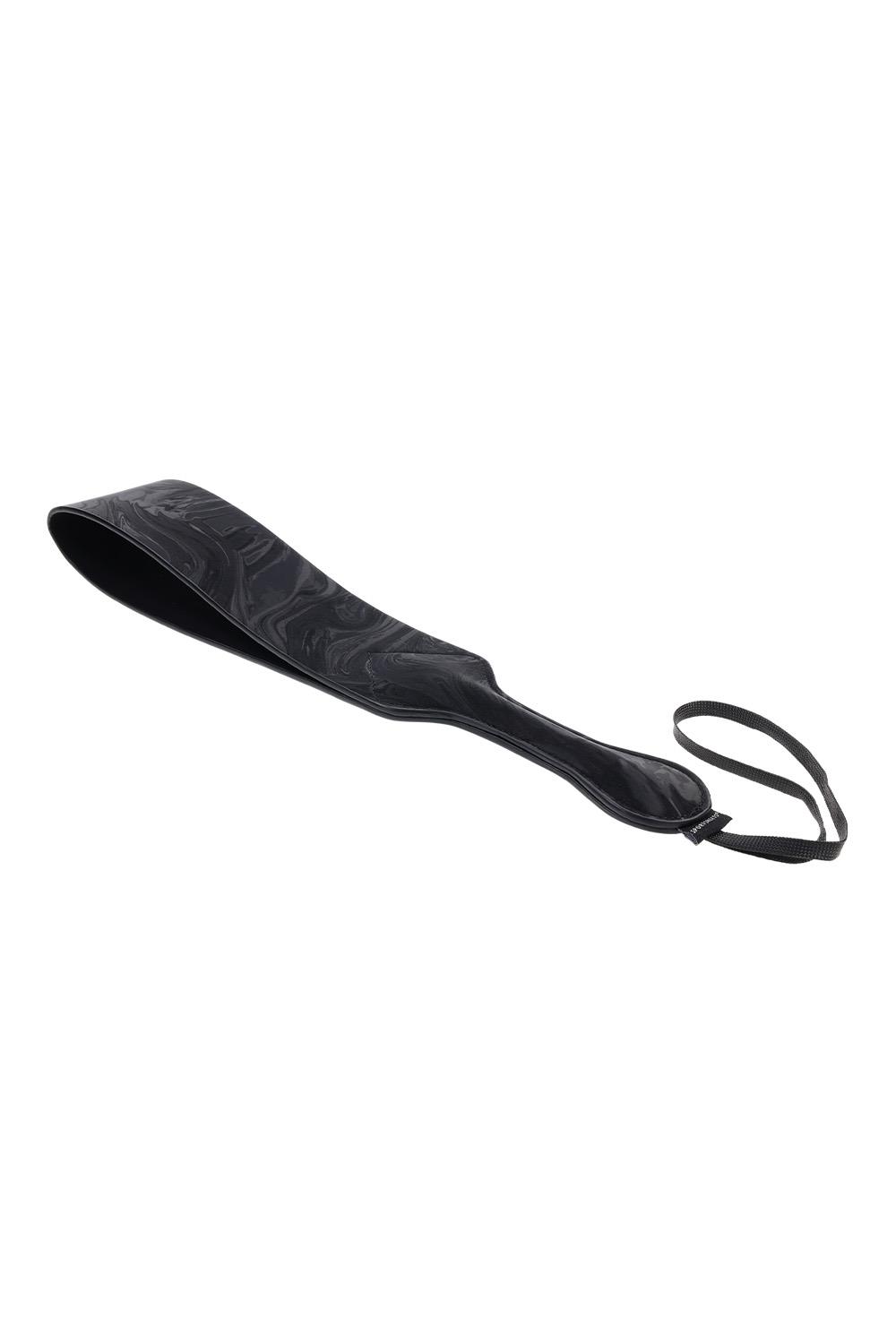 SPORTSHEETS VELVET NOIR LOOP PADDLE