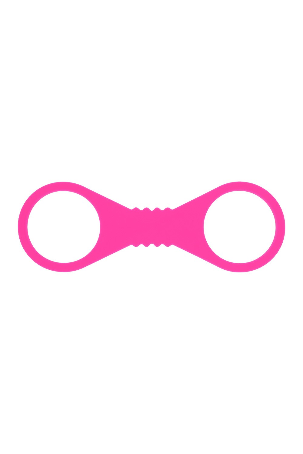 SPORTSHEETS LARGE HOT PINK SILICONE CUFFS