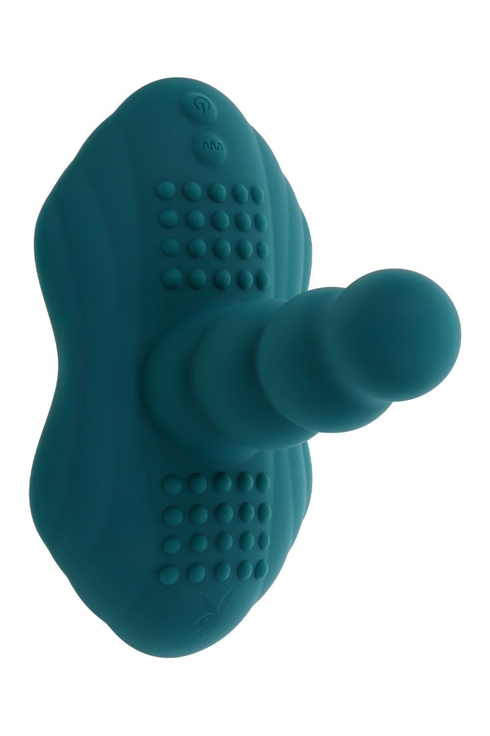 PLAYBOY VIBRATOR HAVE A SEAT GREEN