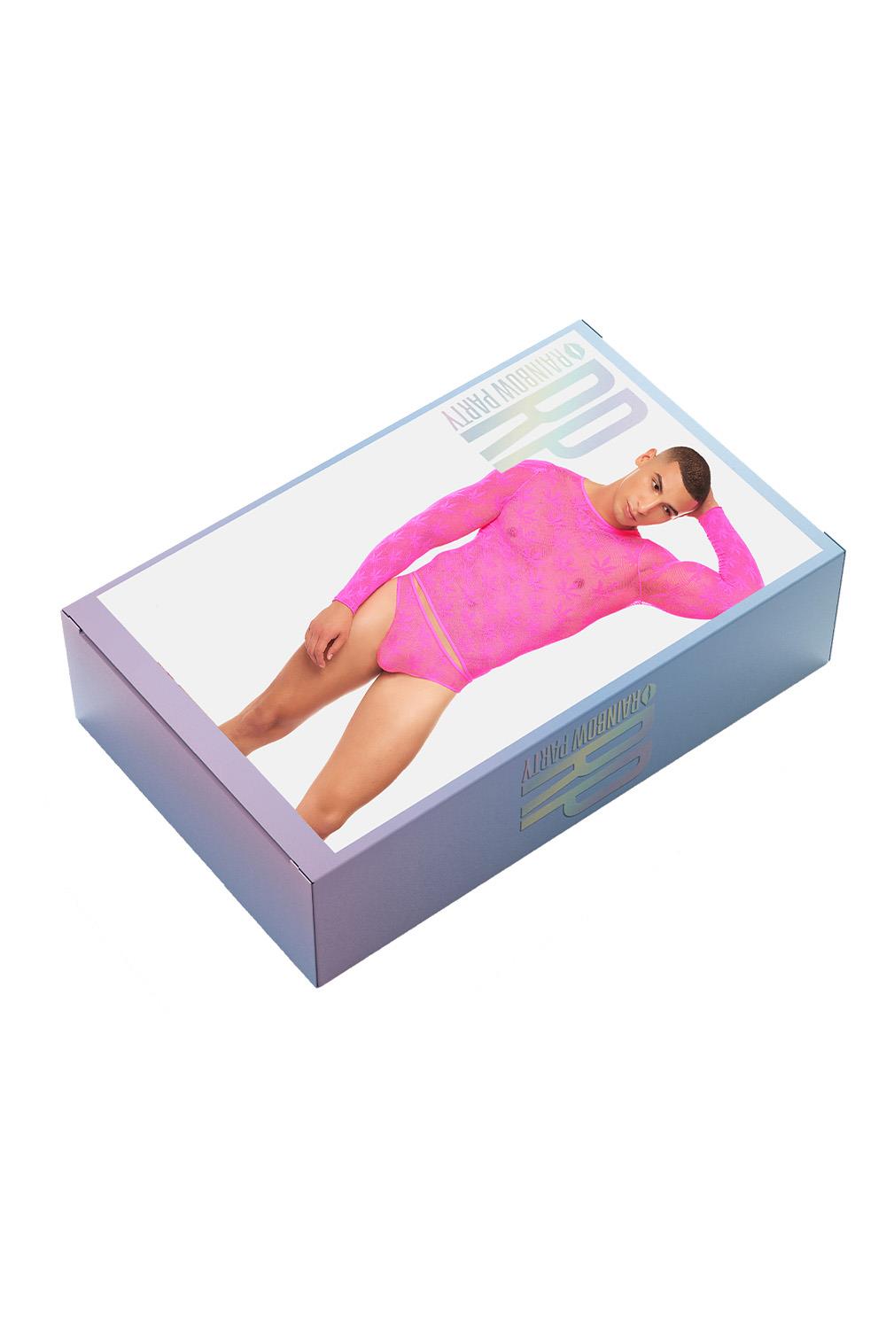 RAINBOW PARTY BUBBLE BLAZE 2 PCS SET PINK, L/XL