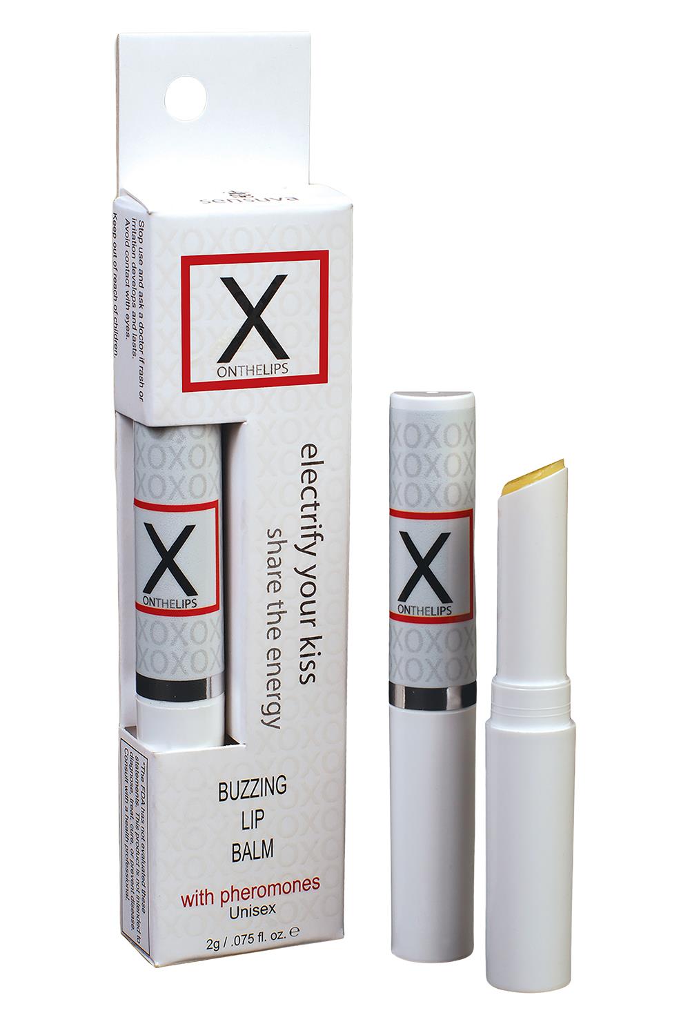 SENSUVA X ON THE LIPS BUZZING LIP BALM ORIGINAL