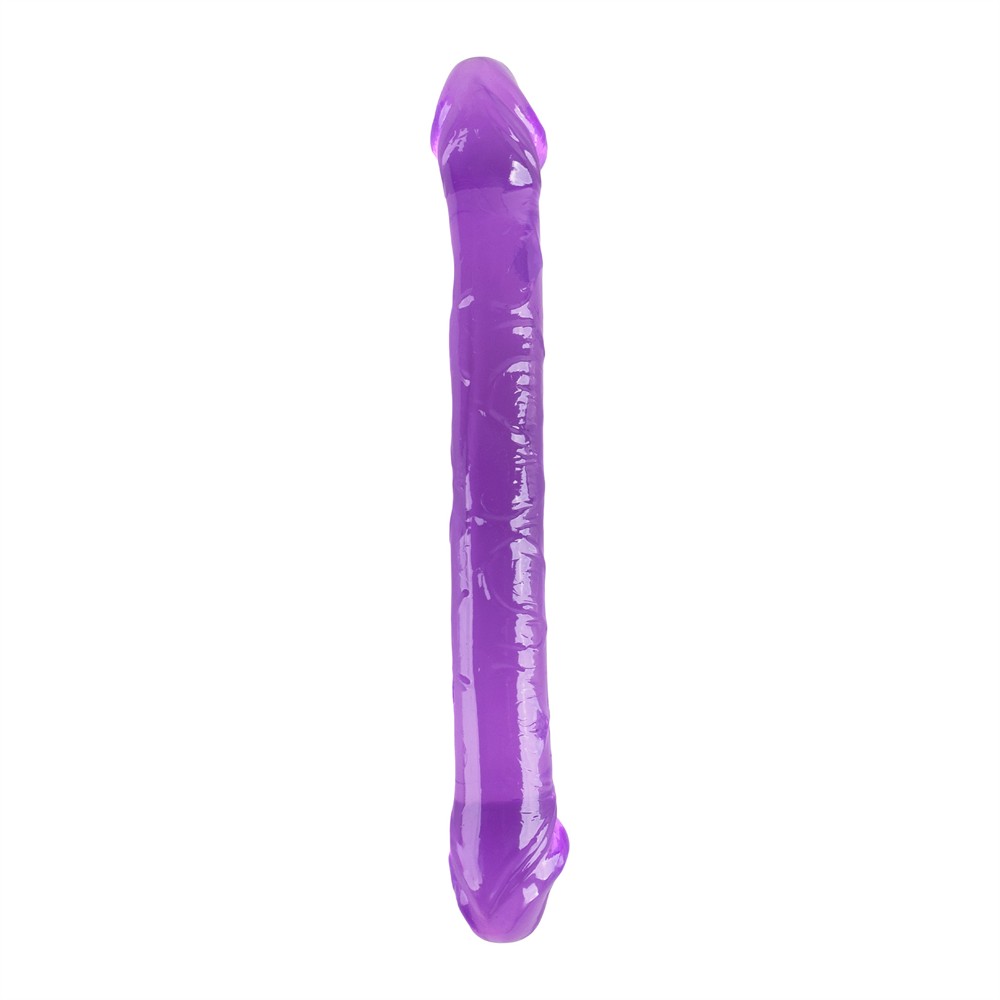 BUBBLEGUM BLAST LOLLIPOP LOOP PURPLE CLASSIC JELLY 9,8 INCH DOUBLE DONG