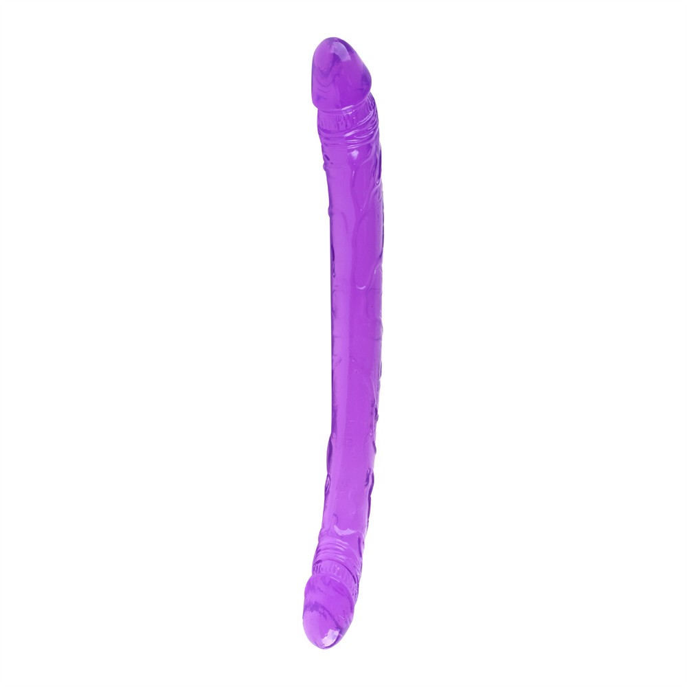 BUBBLEGUM BLAST GROOVY TIMES PURPLE CLASSIC JELLY 14,8 INCH DOUBLE DONG