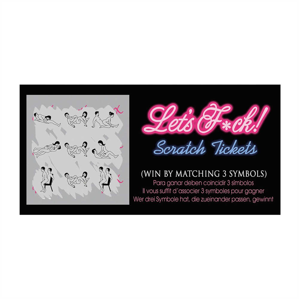 Let's F*ck! Scratch Tickets