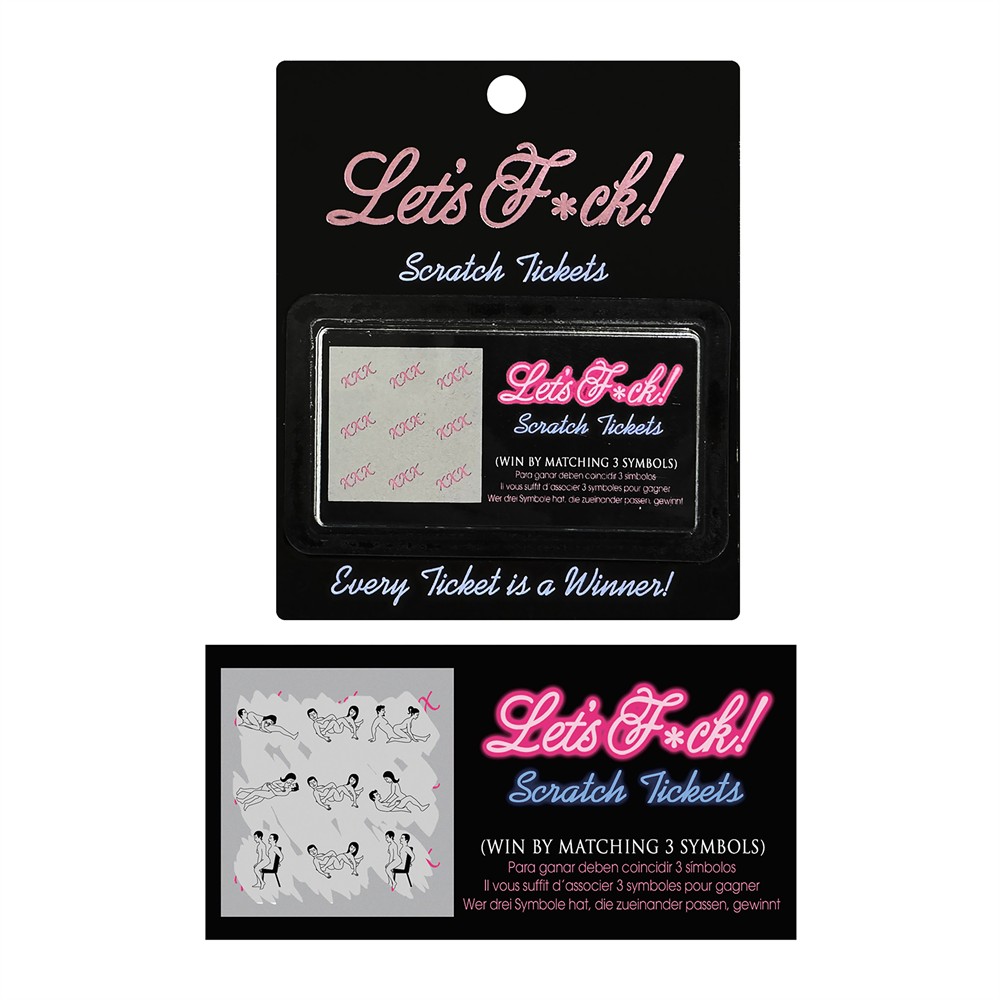 Let's F*ck! Scratch Tickets